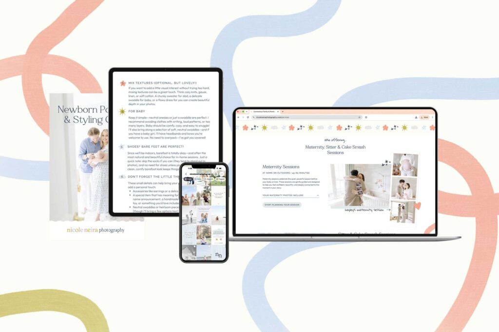 Nicole Neira Website, pdf guide, and instagram