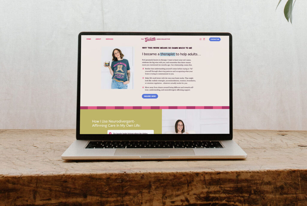 The Gentle ADHD Collective Website