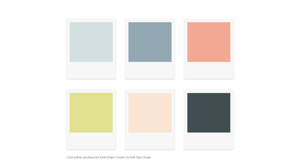 Katie Krupa Brand Color Palette