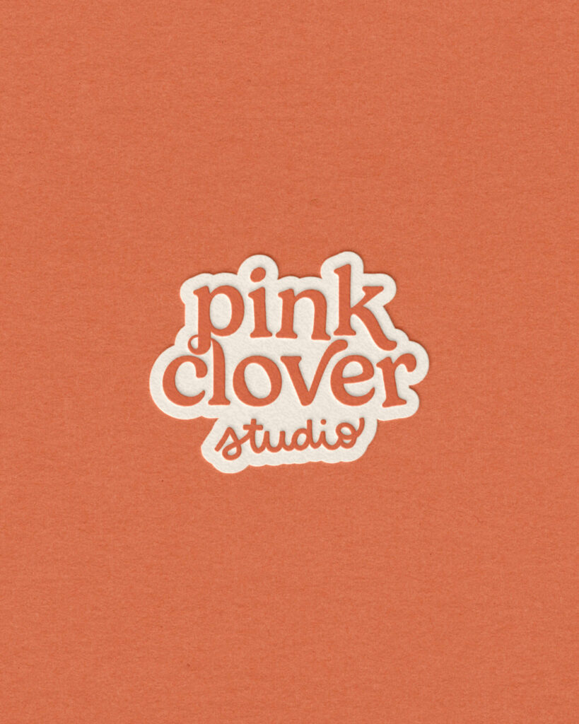 Pink Clover Logo Design